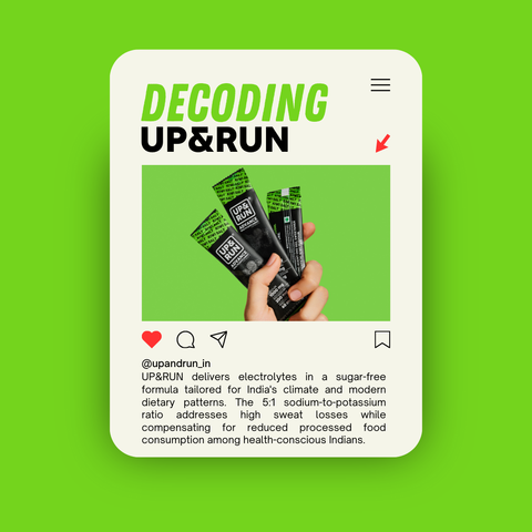 Decoding UP&RUN's Electrolyte Science: Built for Indian Performance