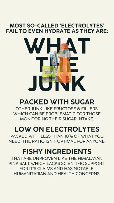 What the junk in electrolytes