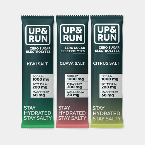 UP&RUN Zero Sugar Electrolytes - Tri-Flavour Pack