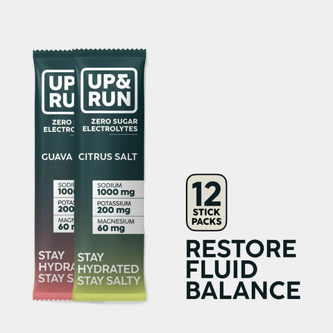 UP&RUN Zero Sugar Electrolytes - Twin Flavour Pack