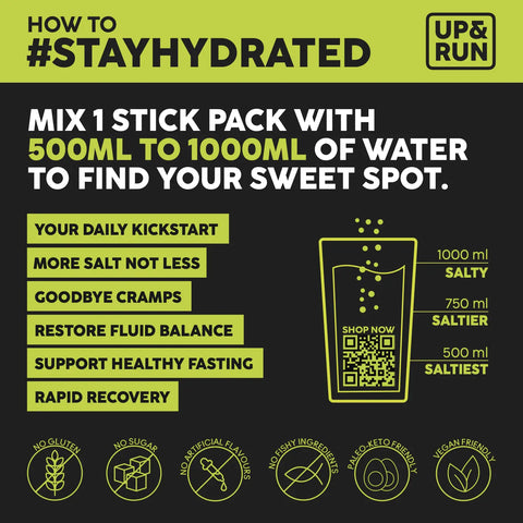 UP&RUN How To Stay Hydrated - Know More